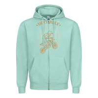 Seafoam dirt bike 1a Zipper Hoodie - artisFamous