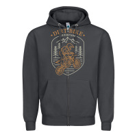 Smoke dirt bike 1a Zipper Hoodie - artisFamous
