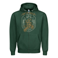 Sports Green dirt bike 1a Zipper Hoodie - artisFamous