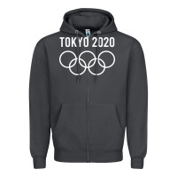Smoke OLYMPIC TOKYO 2020 Zipper Hoodie - artisFamous