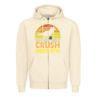 Sandshell i'm ready to crush kindergarten dinosaur back to school kids t shirt Zipper Hoodie - artisFamous