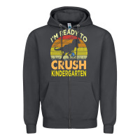 Smoke i'm ready to crush kindergarten dinosaur back to school kids t shirt Zipper Hoodie - artisFamous