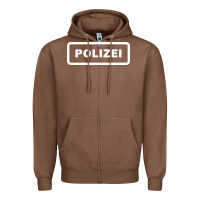 Chestnut polizei Zipper Hoodie - artisFamous