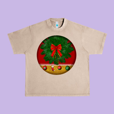 Christmas Urban Heavy Tee Designed By Bundleandbundleshop