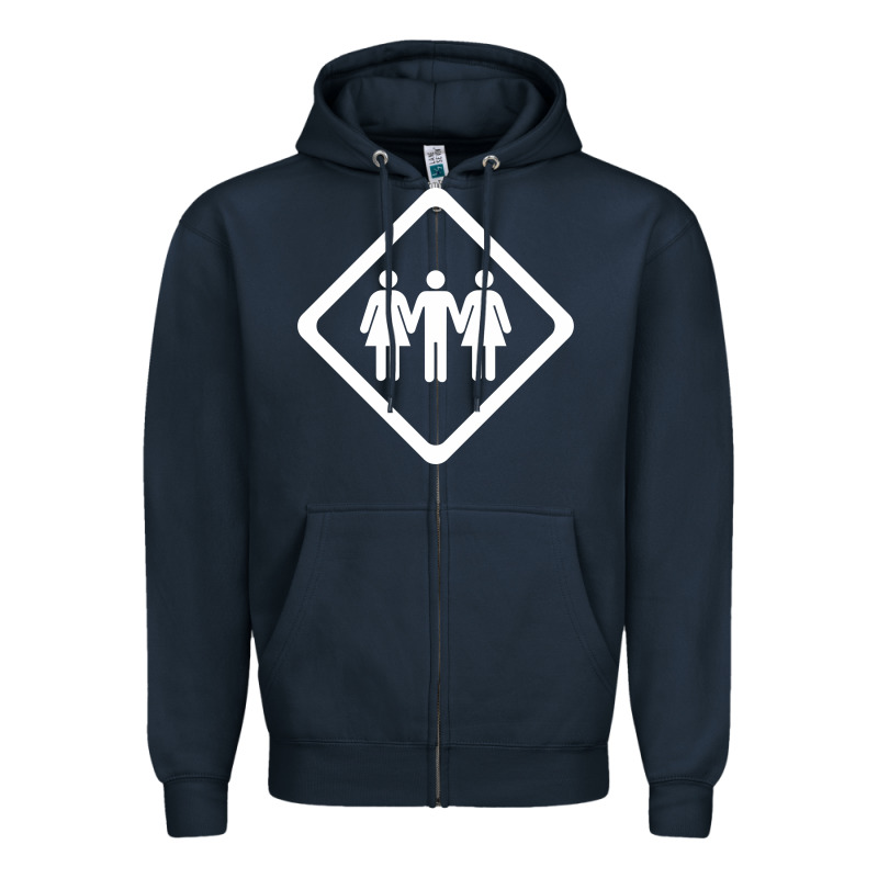Threesome Zipper Hoodie by artisFamous | Teevron