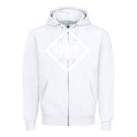 White threesome Zipper Hoodie - artisFamous