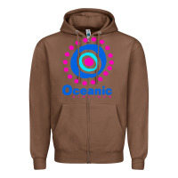 Chestnut lost oceanic airlines Zipper Hoodie - artisFamous
