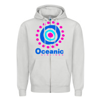 Dove Grey lost oceanic airlines Zipper Hoodie - artisFamous