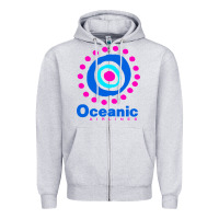 Heather Grey lost oceanic airlines Zipper Hoodie - artisFamous