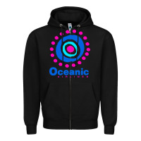 Black lost oceanic airlines Zipper Hoodie - artisFamous