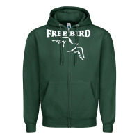 Sports Green lynyrd skynard free bird ronnie van zant Zipper Hoodie - artisFamous