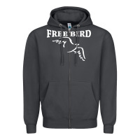 Smoke lynyrd skynard free bird ronnie van zant Zipper Hoodie - artisFamous