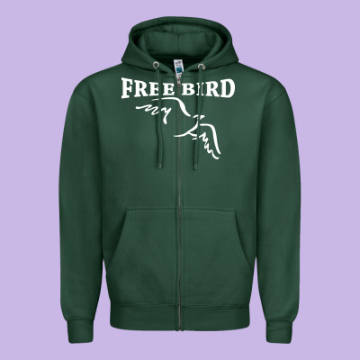 Lynyrd Skynard Free Bird Ronnie Van Zant Zipper Hoodie Designed By Artisfamous