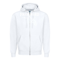 White lynyrd skynard free bird ronnie van zant Zipper Hoodie - artisFamous