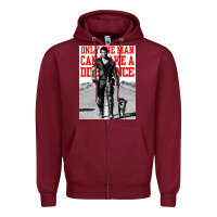 Burgundy mad max 2 the road warrior Zipper Hoodie - artisFamous