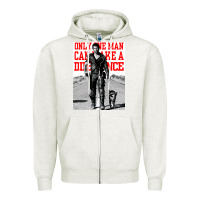Oatmeal Heather mad max 2 the road warrior Zipper Hoodie - artisFamous