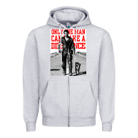 Heather Grey mad max 2 the road warrior Zipper Hoodie - artisFamous