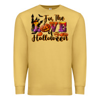 Antique Gold For The Love Of Halloween Premium Sweatshirt - RanaPortraitStore