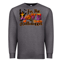 Charcoal Heather For The Love Of Halloween Premium Sweatshirt - RanaPortraitStore