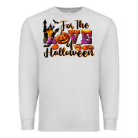 Dove Grey For The Love Of Halloween Premium Sweatshirt - RanaPortraitStore