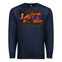 Navy For The Love Of Halloween Premium Sweatshirt - RanaPortraitStore