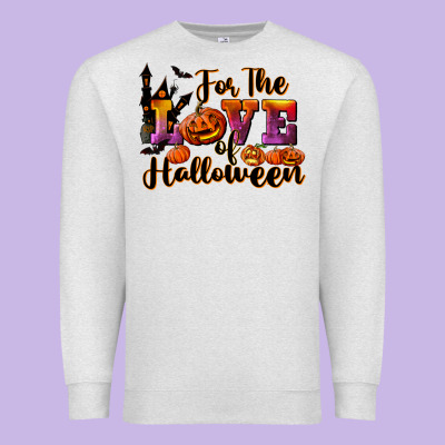 For The Love Of Halloween Premium Sweatshirt Designed By Ranaportraitstore