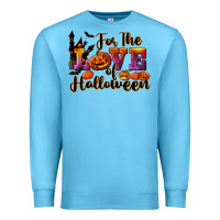 Ocean Blue For The Love Of Halloween Premium Sweatshirt - RanaPortraitStore
