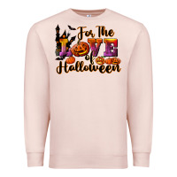 Pale Pink For The Love Of Halloween Premium Sweatshirt - RanaPortraitStore