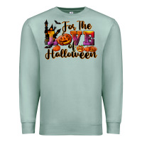 Seafoam For The Love Of Halloween Premium Sweatshirt - RanaPortraitStore
