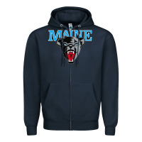 Navy maine black bears premier Zipper Hoodie - artisFamous