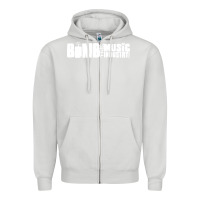 Dove Grey bomb the music industry Zipper Hoodie - artisFamous