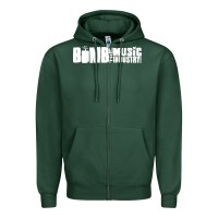 Sports Green bomb the music industry Zipper Hoodie - artisFamous