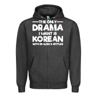 Charcoal Heather korean drama k drama korean Zipper Hoodie - artisFamous
