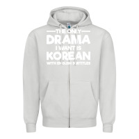 Dove Grey korean drama k drama korean Zipper Hoodie - artisFamous