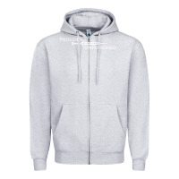 Heather Grey proudly unpoisoned Zipper Hoodie - artisFamous