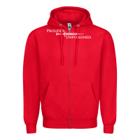 Red proudly unpoisoned Zipper Hoodie - artisFamous