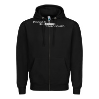 Black proudly unpoisoned Zipper Hoodie - artisFamous