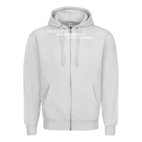 Dove Grey proudly unpoisoned Zipper Hoodie - artisFamous
