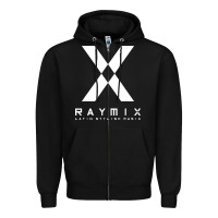 Black raymix latin stylish Zipper Hoodie - artisFamous