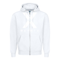 White raymix latin stylish Zipper Hoodie - artisFamous