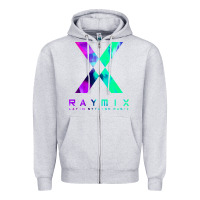 Heather Grey raymix latin stylish Zipper Hoodie - artisFamous