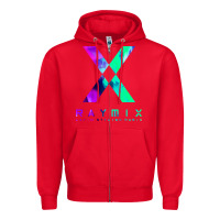 Red raymix latin stylish Zipper Hoodie - artisFamous