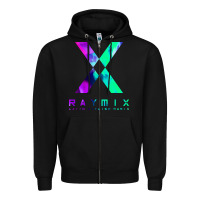 Black raymix latin stylish Zipper Hoodie - artisFamous