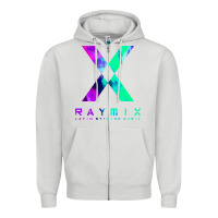 Dove Grey raymix latin stylish Zipper Hoodie - artisFamous