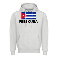 Free Cuba  Sos Cuba Cuba Pride Nuestra Cuba Zipper Hoodie | Teevron