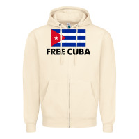 Sandshell free cuba  sos cuba cuba pride nuestra cuba Zipper Hoodie - artisFamous