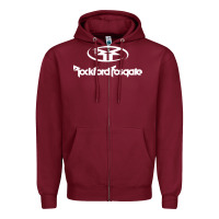 Burgundy rockford fosgate Zipper Hoodie - artisFamous