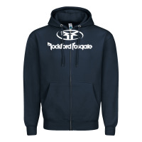Navy rockford fosgate Zipper Hoodie - artisFamous