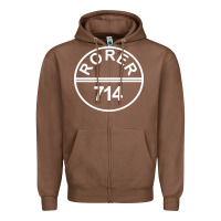 Chestnut rorer 714 Zipper Hoodie - artisFamous