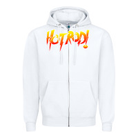 White rowdy roddy piper hot rod vintage, Zipper Hoodie - artisFamous